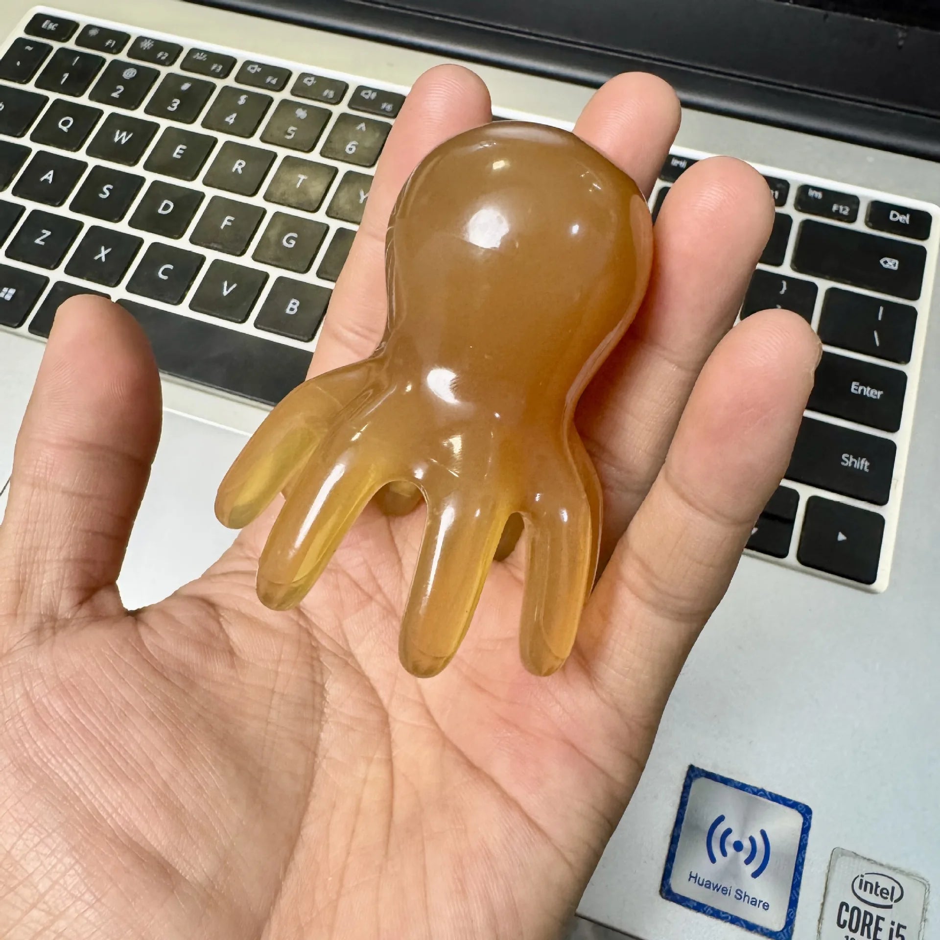 Zaarafy™ Resin Octopus Gua Sha Massage Comb – SPA Scalp & Fatigue Relief
