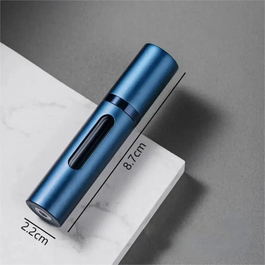 Zaarafy™ 5ml Refillable Glass Perfume Spray Bottle – Nano Mist, Aluminum Shell, Travel Size