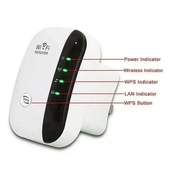 Zaarafy™ WiFi Extender Signal Booster – Wireless Network Repeater & AP for Home Broadband