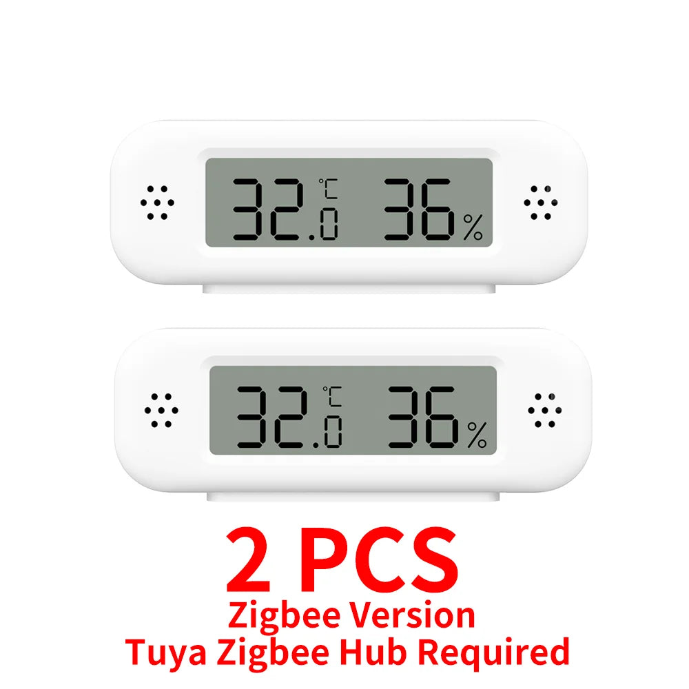 Zaarafy™ Tuya WiFi Zigbee Temperature & Humidity Sensor – Smart Hygrometer, Alexa & Yandex Compatible