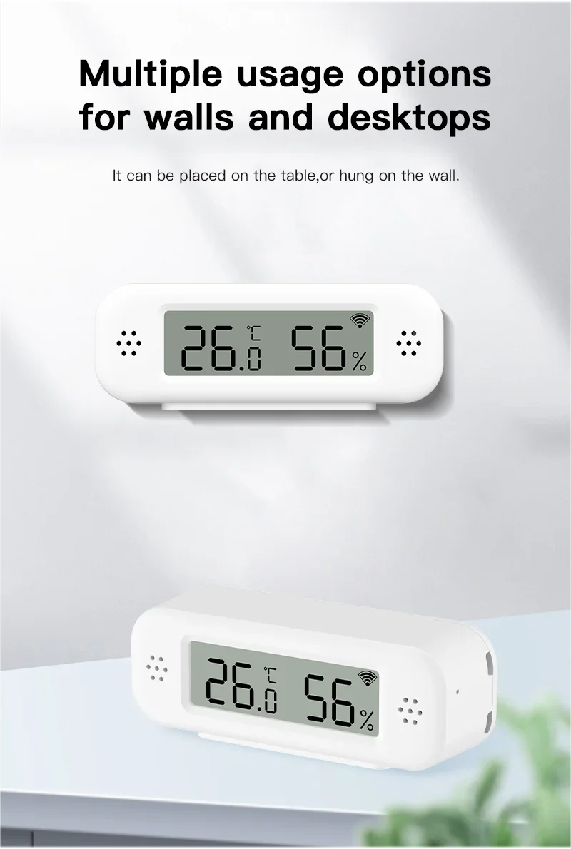 Zaarafy™ Tuya WiFi Zigbee Temperature & Humidity Sensor – Smart Hygrometer, Alexa & Yandex Compatible