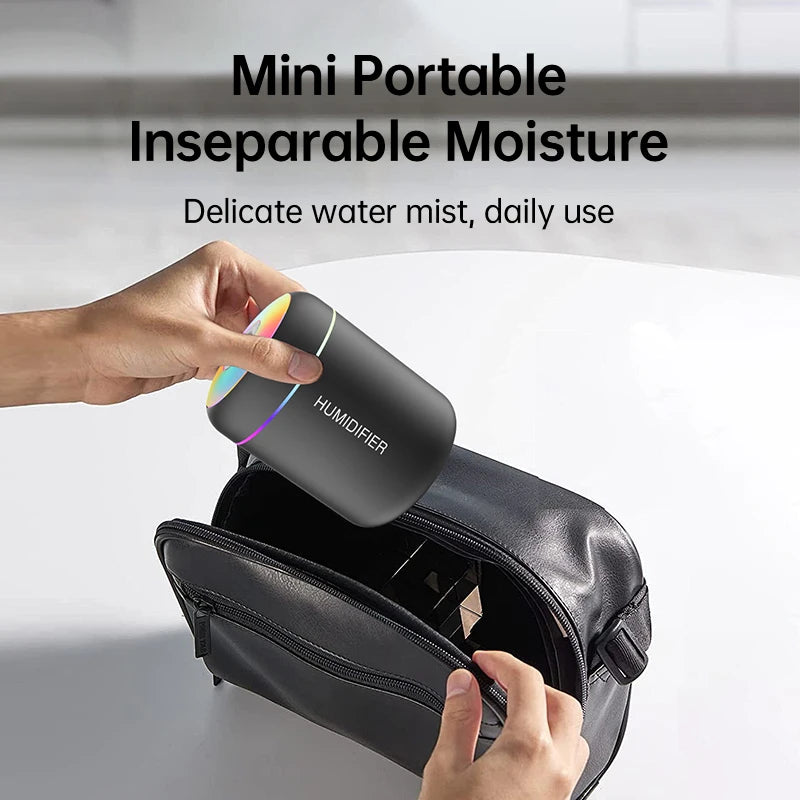 Zaarafy™ PureMist Nano USB Air Humidifier & Aroma Diffuser (180ml)