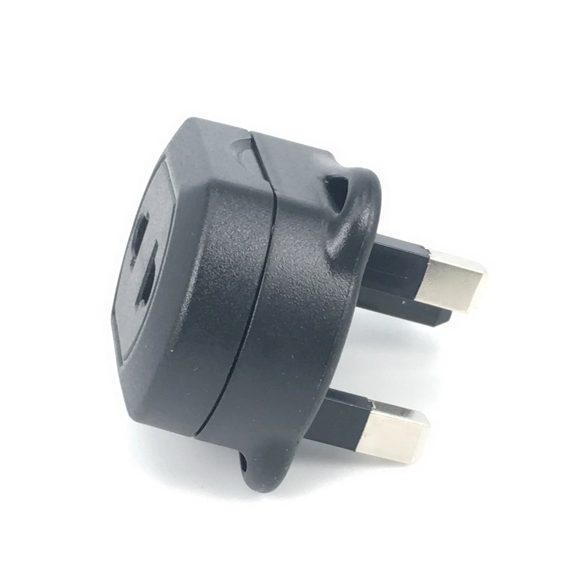 Zaarafy™ EU to UK Plug Adapter – 2-Pin to 3-Pin Travel Converter, CE Certified