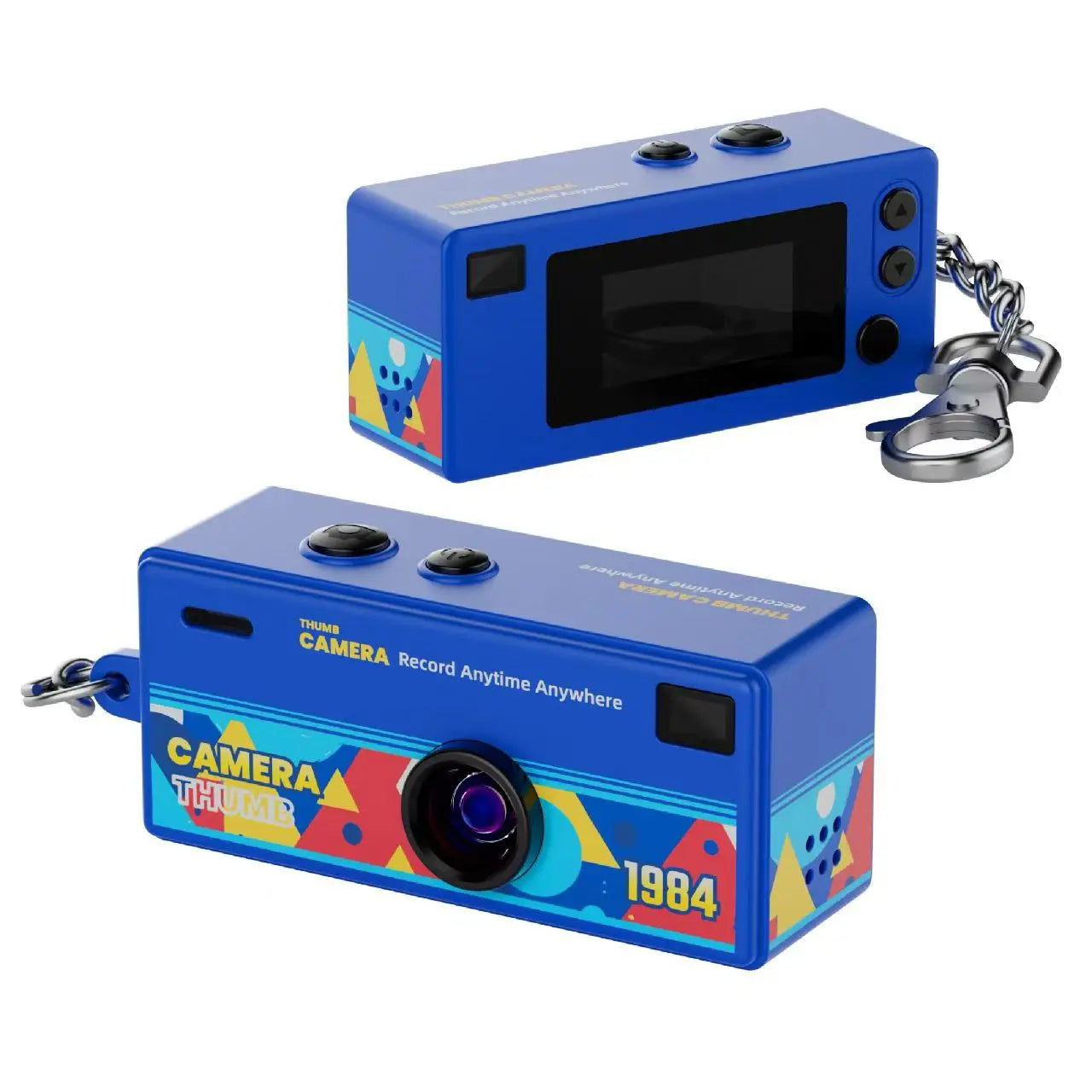 Zaarafy™ Magecam Mini Keychain Camera – 1080P HD, Flash, Retro Design, Memory Card Support