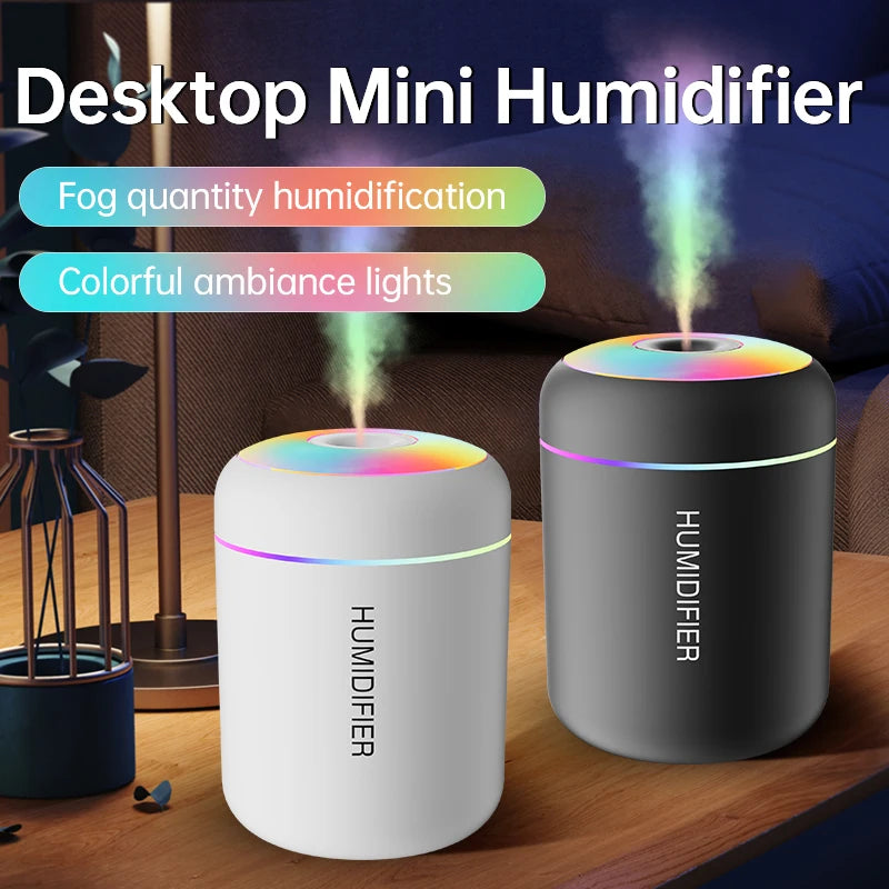 Zaarafy™ PureMist Nano USB Air Humidifier & Aroma Diffuser (180ml)