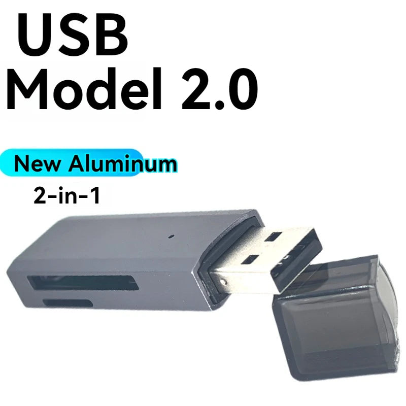 Zaarafy™ USB Card Reader – Multi-Port SD/TF Card & USB Flash Drive Adapter, USB 2.0 & 3.0