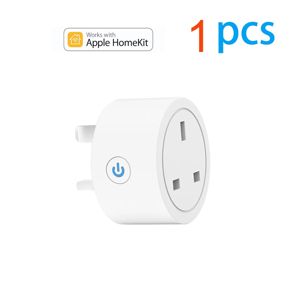 Zaarafy™ Tuya 20A Smart Socket UK Plug – WiFi, Alexa Voice Control, Energy Monitor & Timer