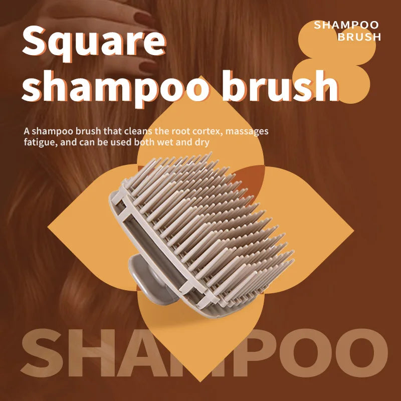 Zaarafy™ Silicone Scalp Massage Shampoo Brush – Deep Clean Hair Washing Tool