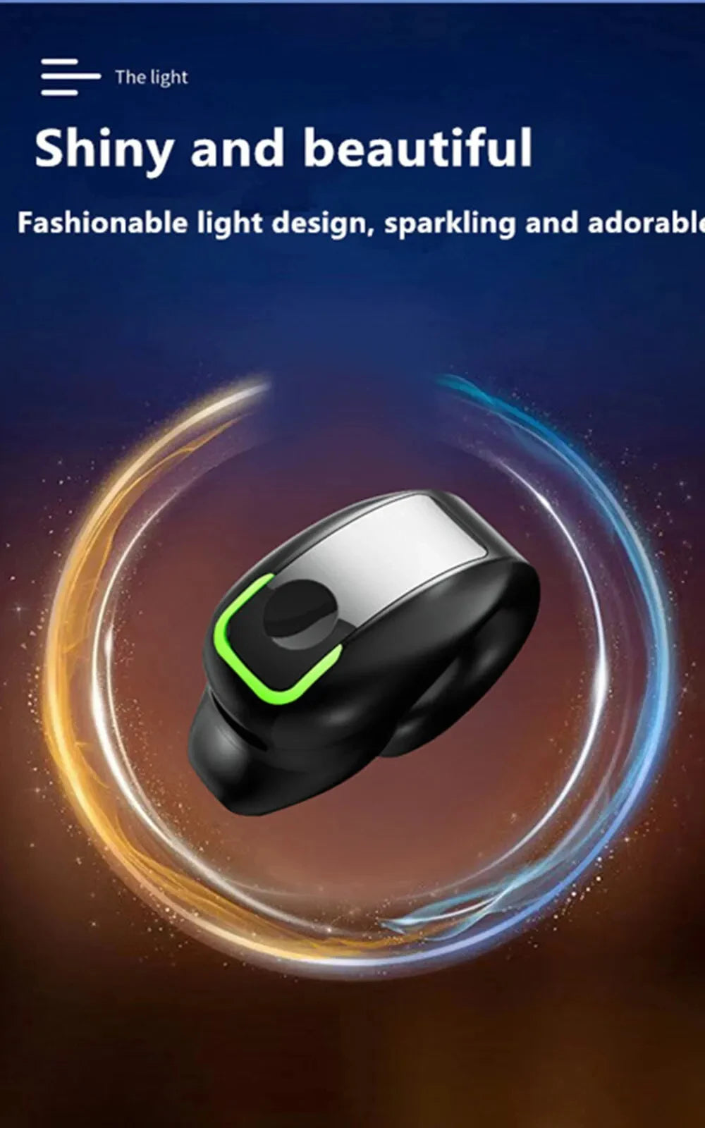 Zaarafy™ Bone Conduction Clip-On Bluetooth Earphone – Monaural Wireless Business Headset