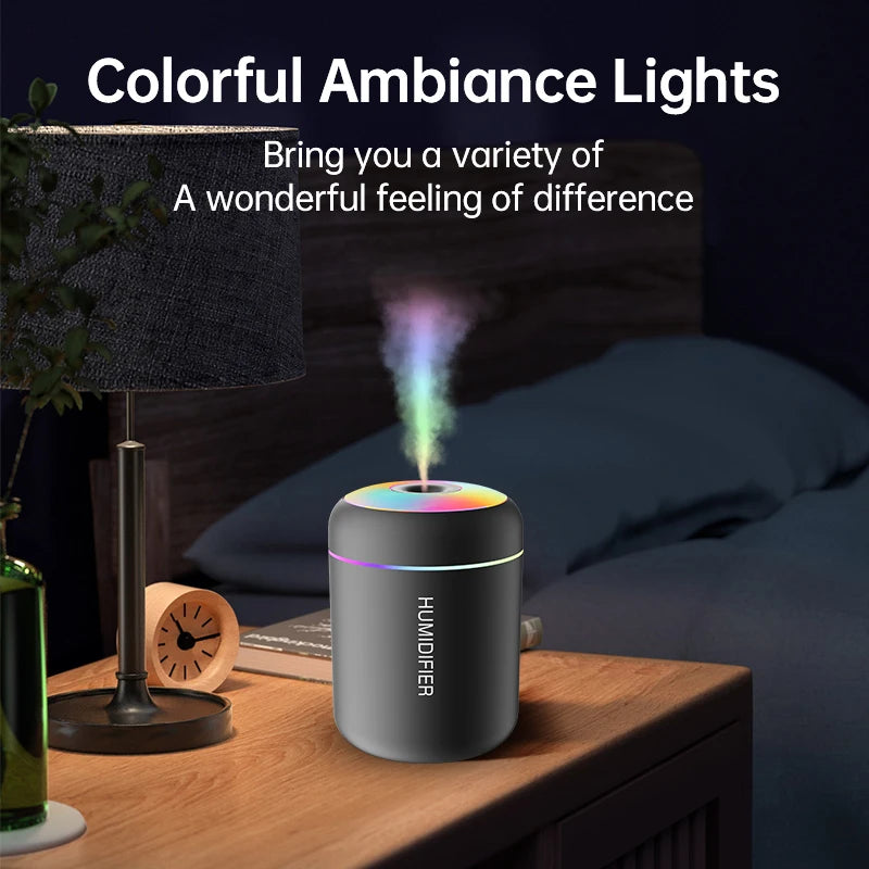 Zaarafy™ PureMist Nano USB Air Humidifier & Aroma Diffuser (180ml)
