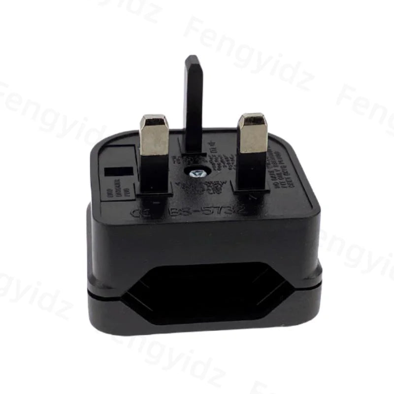 Zaarafy™ EU to UK Travel Plug Adapter – 2 Pin to 3 Pin, 2200W, CE Certified