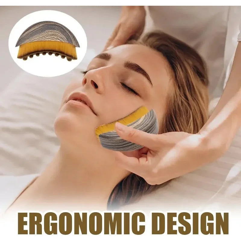 Zaarafy™ Lymphatic Contour Face Brush – Drainage Massager for Face & Chin Sculpting