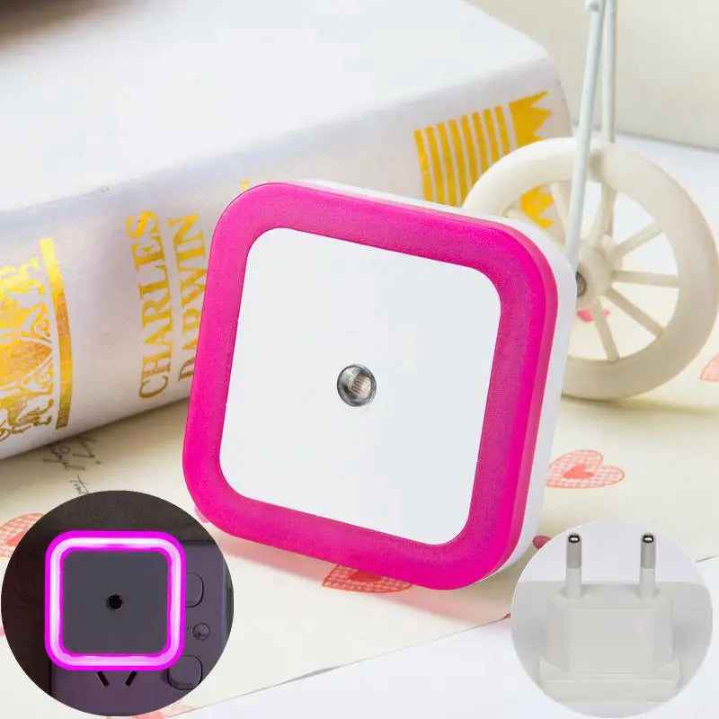 Zaarafy™ LED Plug-In Night Light – Auto Light Sensor, 360° Glow, EU/US Plug