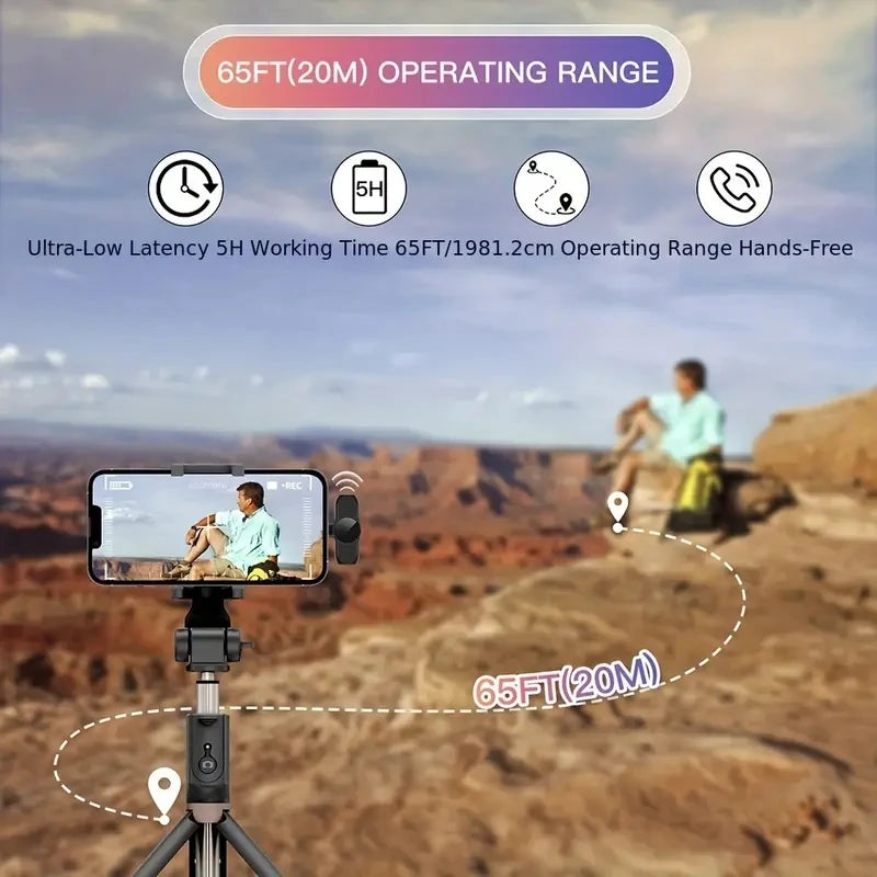 Zaarafy™ Wireless Lavalier Microphone – Mini Clip-On Mic for iPhone, Android & Live Recording