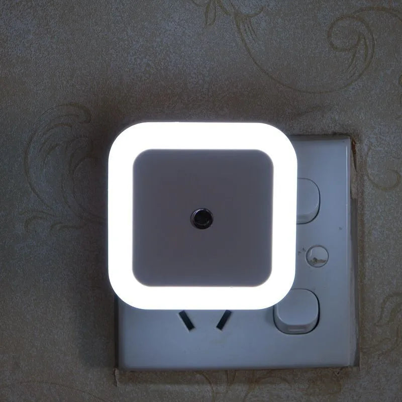Zaarafy™ LED Plug-In Night Light – Auto Light Sensor, 360° Glow, EU/US Plug