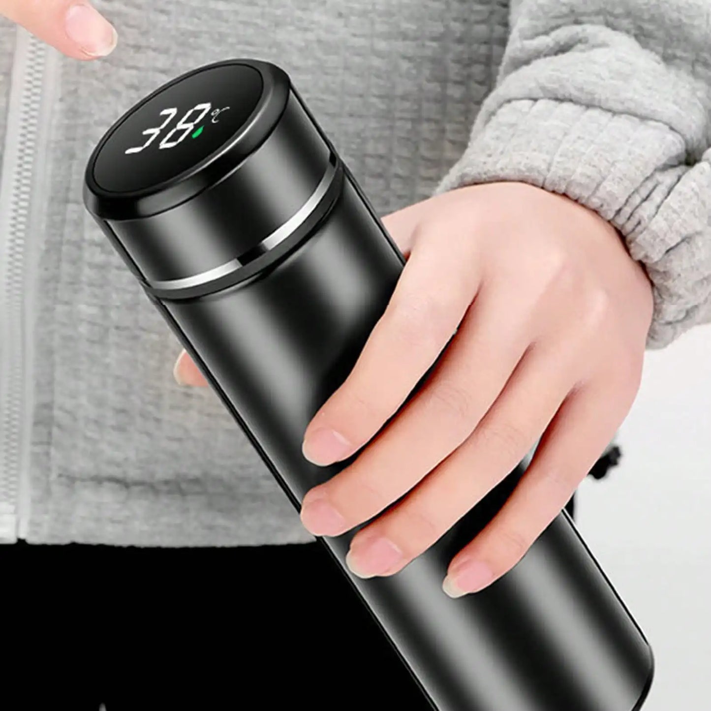 Zaarafy™ 500ml Stainless Steel Vacuum Insulated Water Bottle – Hot & Cold, Leak-Proof Travel Mug