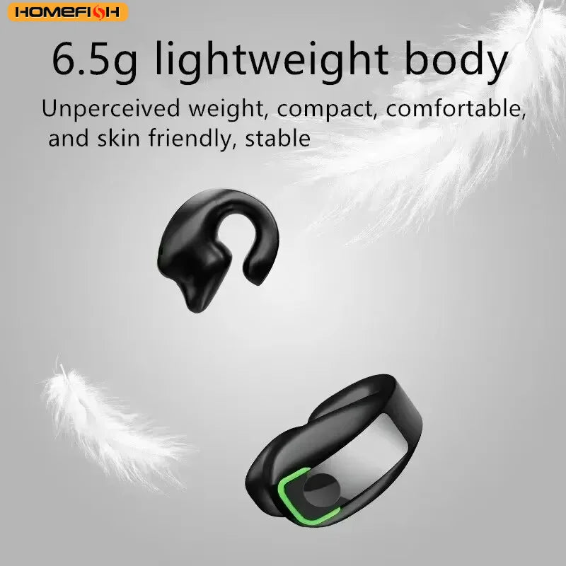 Zaarafy™ Bone Conduction Clip-On Bluetooth Earphone – Monaural Wireless Business Headset