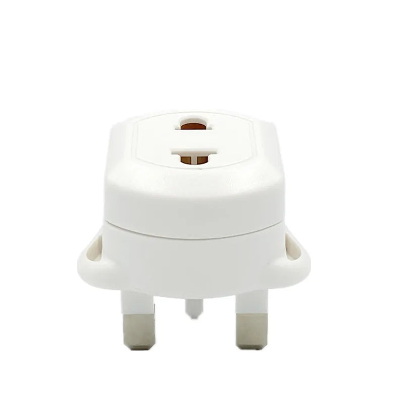 Zaarafy™ EU to UK Plug Adapter – 2-Pin to 3-Pin Travel Converter, CE Certified