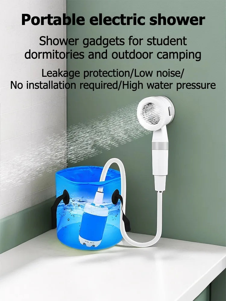 Zaarafy™ HydroBlast Smart Digital Camping Shower Pump (USB Rechargeable)