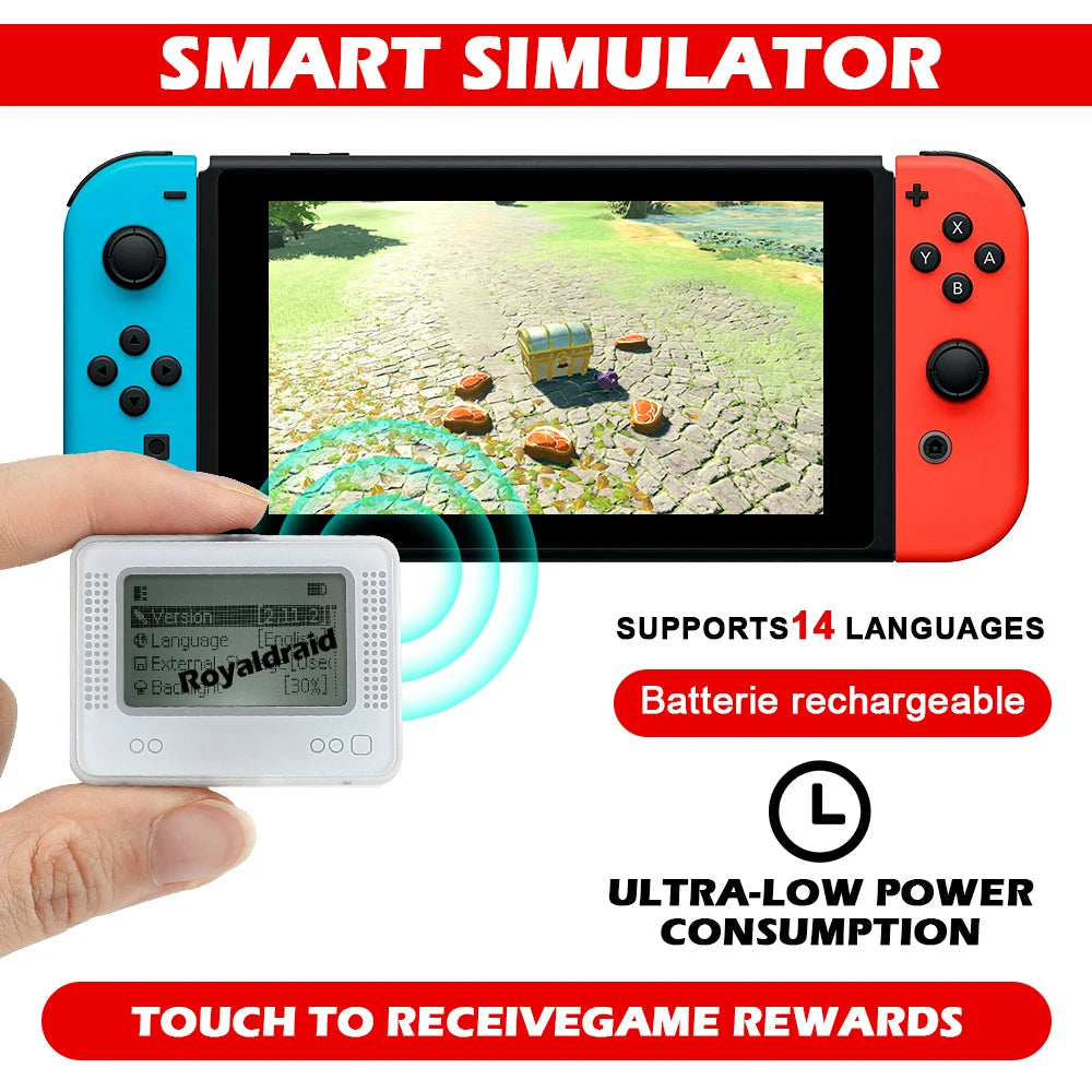 Zaarafy™ Amiibo NFC Card Emulator – Infinite Card Swipe Game Simulator for Nintendo Switch, 3DS & Wii U